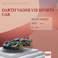 MOYU 88001C Technician Darth Vader V12 Sports Car