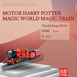 MOULD KING 12010 Technician Motor Harry Potter Magic World Magic Train