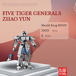 MOULD KING 93003 Creator Expert Five Tiger Generals Zhao Yun