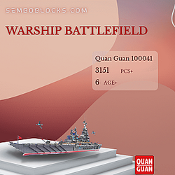 QUANGUAN 100041 Military WARSHIP BATTLEFIELD