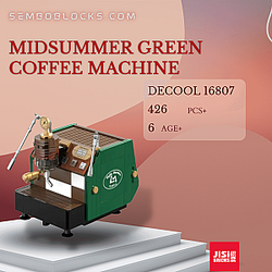 DECOOL / JiSi 16807 Creator Expert Midsummer Green Coffee Machine