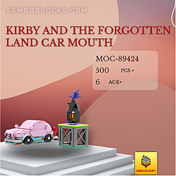 MOC Factory 89424 Movies and Games Kirby and the Forgotten Land Car Mouth