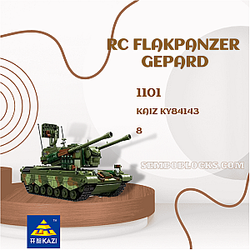 KAZI / GBL / BOZHI KY84143 Military RC Flakpanzer Gepard