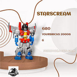 YOURBRICKS 20006 Creator Expert Starscream