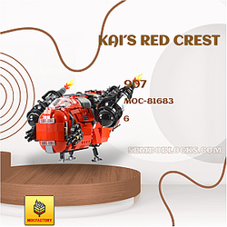 MOC Factory 81683 Movies and Games Kai´s Red Crest