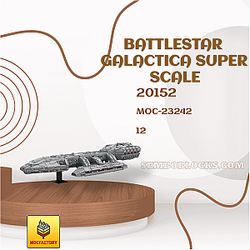 MOC Factory 23242 Space Battlestar Galactica Super Scale