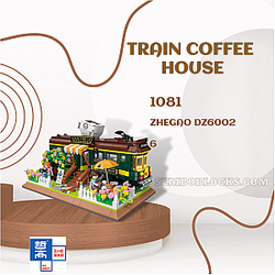 ZHEGAO DZ6002 Creator Expert Train Coffee House