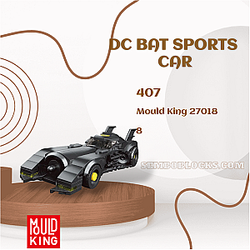 MOULD KING 27018 Technician DC Bat Sports Car