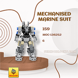 MOC Factory 136252 Creator Expert Mechanised Marine Suit