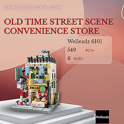 Welleadz 6101 Modular Building Old Time Street Scene Convenience Store