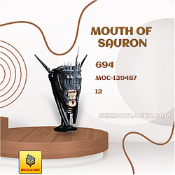 MOC Factory 139487 Movies and Games Mouth of Sauron