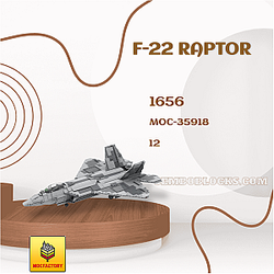 MOC Factory 35918 Military F-22 RAPTOR