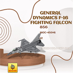 MOC Factory 45041 Military General Dynamics F-16 Fighting Falcon