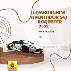 MOC Factory 17698 Technician Lamborghini Aventador SVJ Roadster