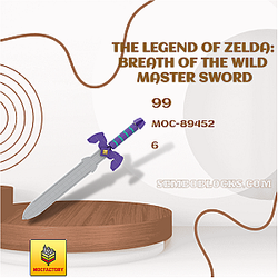 MOC Factory 89452 Movies and Games The Legend of Zelda: Breath of the wild Master Sword