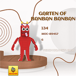 MOC Factory 89457 Movies and Games Garten of Banban Banban