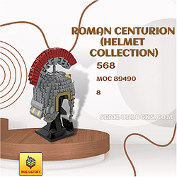 MOC Factory 89490 Movies and Games Roman Centurion (Helmet Collection)