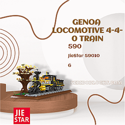 JIESTAR 59010 Technician Genoa Locomotive 4-4-0 Train