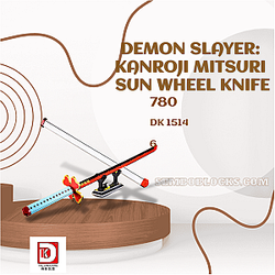 DK 1514 Movies and Games Demon Slayer: Kanroji Mitsuri Sun Wheel Knife