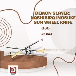 DK 1513 Movies and Games Demon Slayer: Hashibira Inosuke Sun Wheel Knife