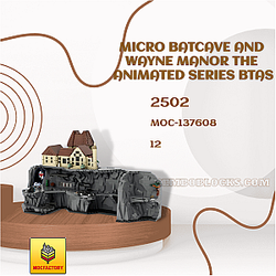 MOC Factory 137608 Movies and Games Micro Batcave and Wayne Manor The Animated Series BTAS