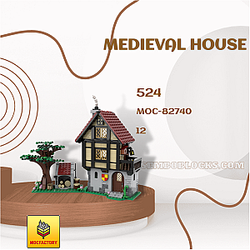 MOC Factory 82740 Modular Building Medieval House