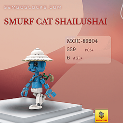 MOC Factory 89204 Creator Expert Smurf Cat Shailushai