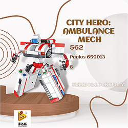 PANLOSBRICK 659013 Creator Expert City Hero: Ambulance Mech