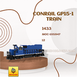 MOC Factory 105947 Technician Conrail GP15-1 Train