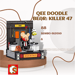 SEMBO 612010 Creator Expert Qee Doodle Bear: Killer 47