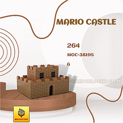 MOC Factory 38195 Modular Building Mario Castle