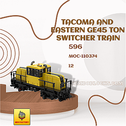 MOC Factory 110374 Technician Tacoma And Eastern GE45 Ton Switcher Train