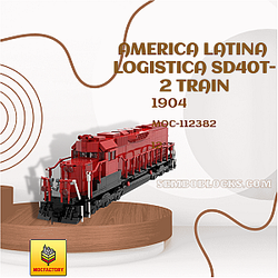 MOC Factory 112382 Technician America Latina Logistica SD40T-2 Train