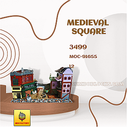 MOC Factory 91655 Modular Building Medieval Square