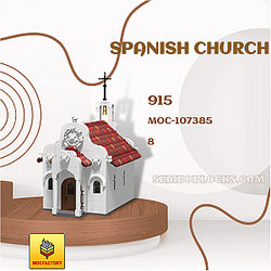 MOC Factory 107385 Modular Building Spanish Church