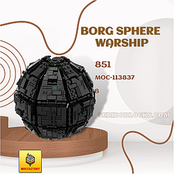 MOC Factory 113837 Space Borg Sphere Warship