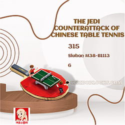 Sluban M38-B1113 Creator Expert The Jedi Counterattack of Chinese Table Tennis