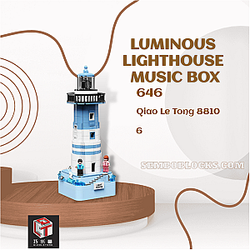 Qiao Le Tong 8810 Creator Expert Luminous Lighthouse Music Box