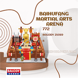 BALODY 21019 Creator Expert Baihufang Martial Arts Arena