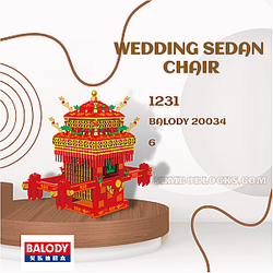 BALODY 20034 Creator Expert Wedding Sedan Chair