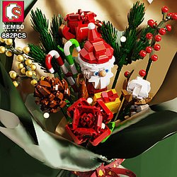 SEMBO 605026 Romantic Christmas Bouquet Creator