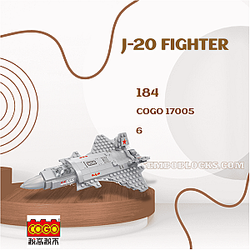 CoGo 17005 Military J-20 Fighter