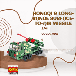 CoGo 17001 Military Hongqi 9 Long-range Surface-to-air Missile