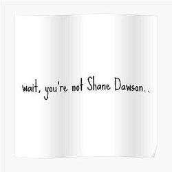 Shane Dawson Sticker Poster RB1207