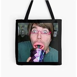 fake lips Shane Dawson All Over Print Tote Bag RB1207