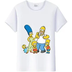 The Simpsons Family Cute Cartoon Characters T-shirts