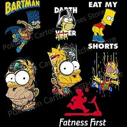 The Simpsons DIY Heat Transfer Patches for Clothing