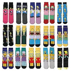 Simpsons Cartoon Characters Cute Socks