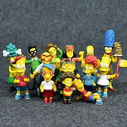 Simpsons Funny Characters Cartoon Action Figures Toys