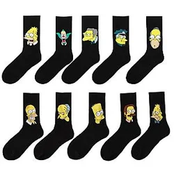 The Simpsons Funny Homer Bart Socks